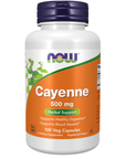 Cayenne, 500 Mg, 100 Cápsulas