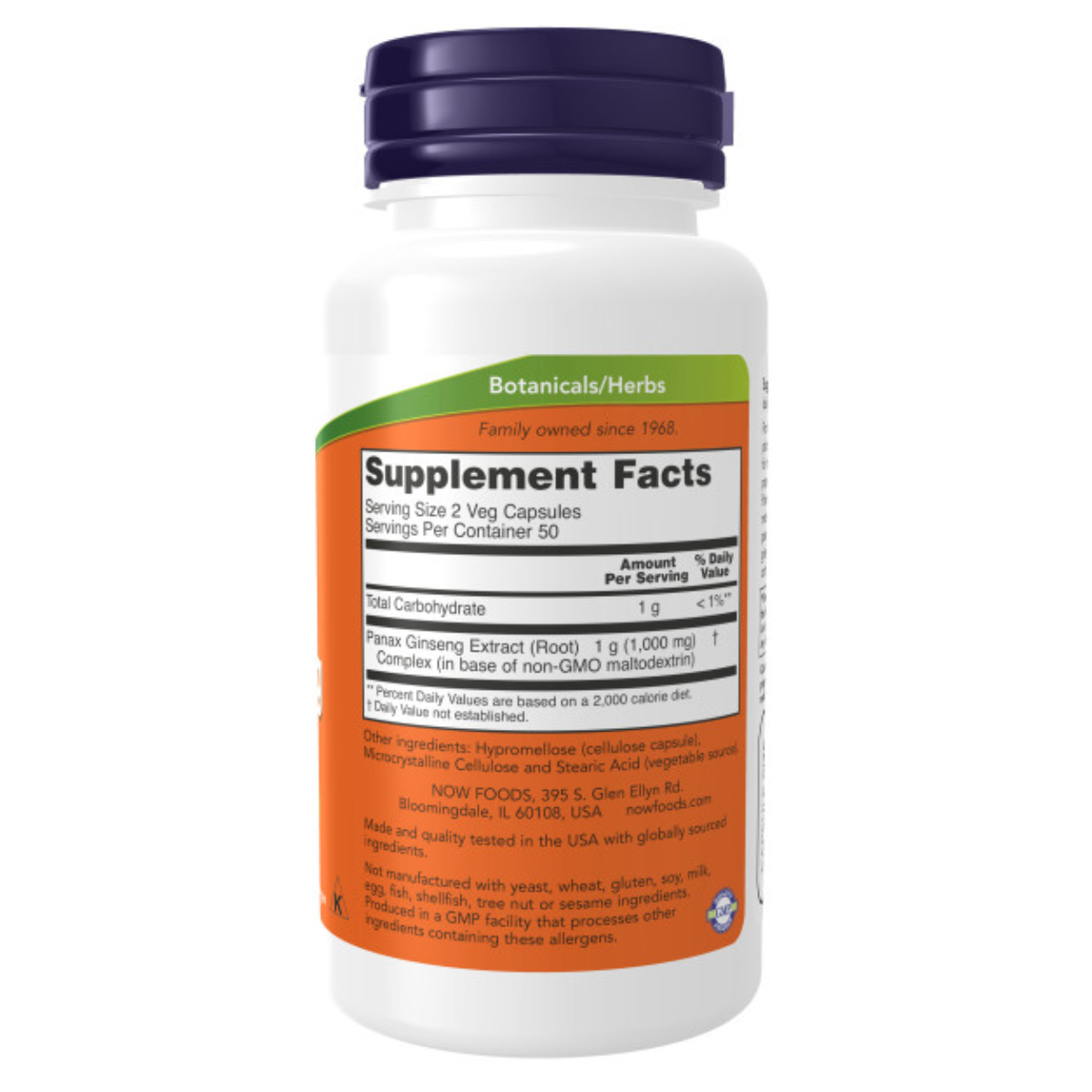 Panax Ginseng, 500 Mg