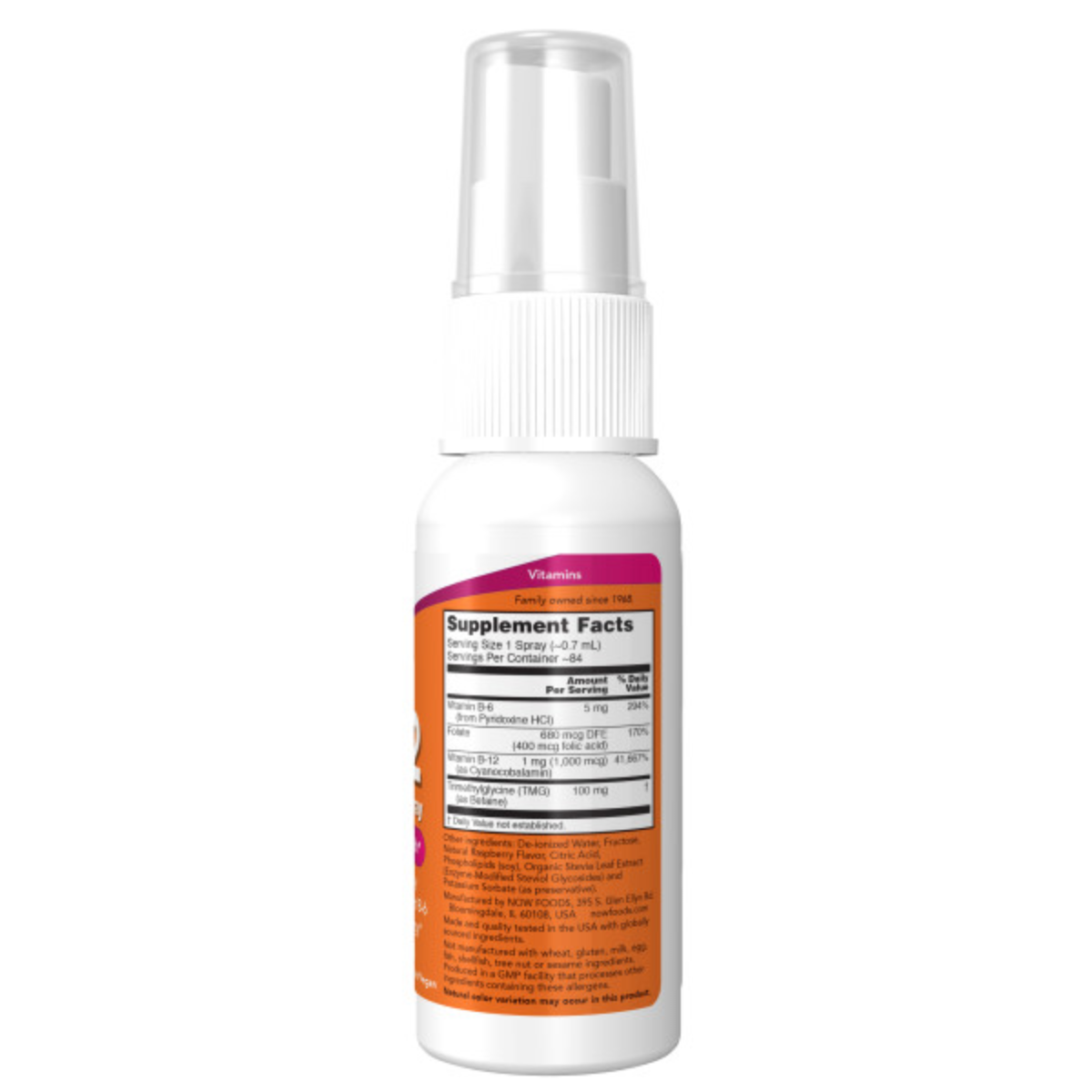 Liposomal Spray B-12, 2 Onzas