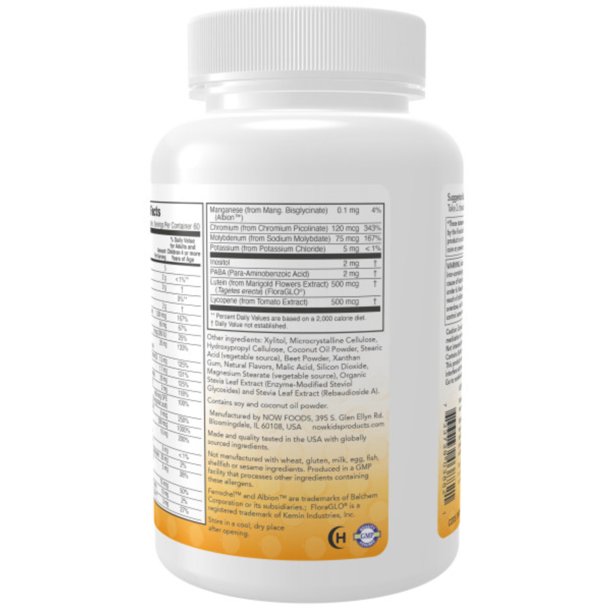 Vitaminas Para Niños, 120 Tabletas