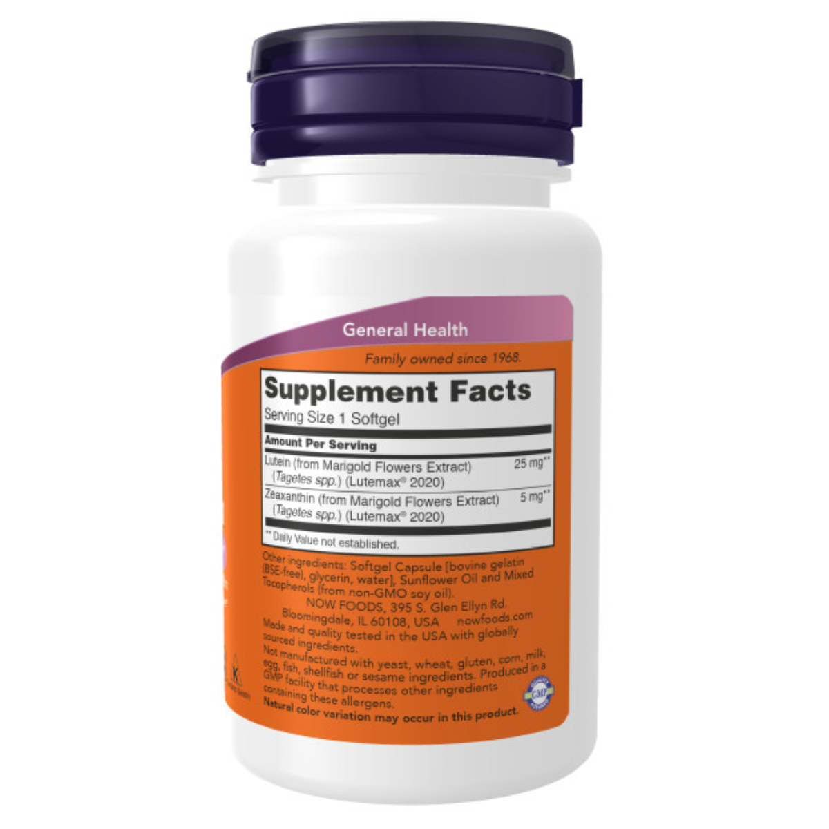 Lutein &amp; Zeazanthin, 60 Cápsulas