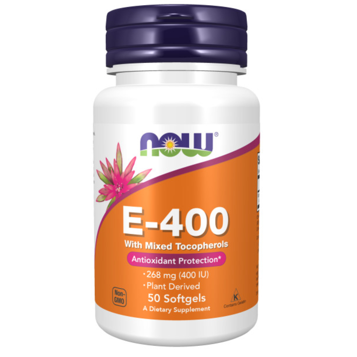Vitamina E-400, 50 Cápsulas
