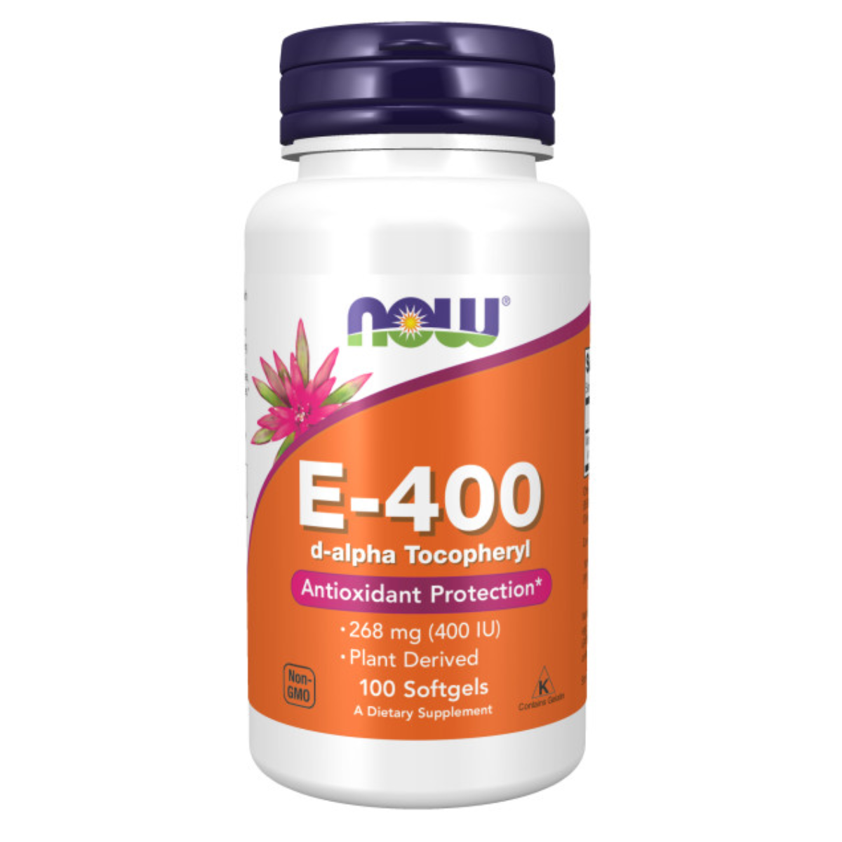 Vitamina E-400, 100 Cápsulas