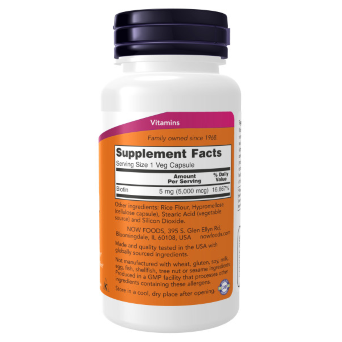 Biotina, 5000 Mcg