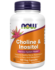 Colina e Inositol, 250 Mg 100 Cápsulas