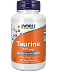 Taurina, 500 Mg 100 Cápsulas