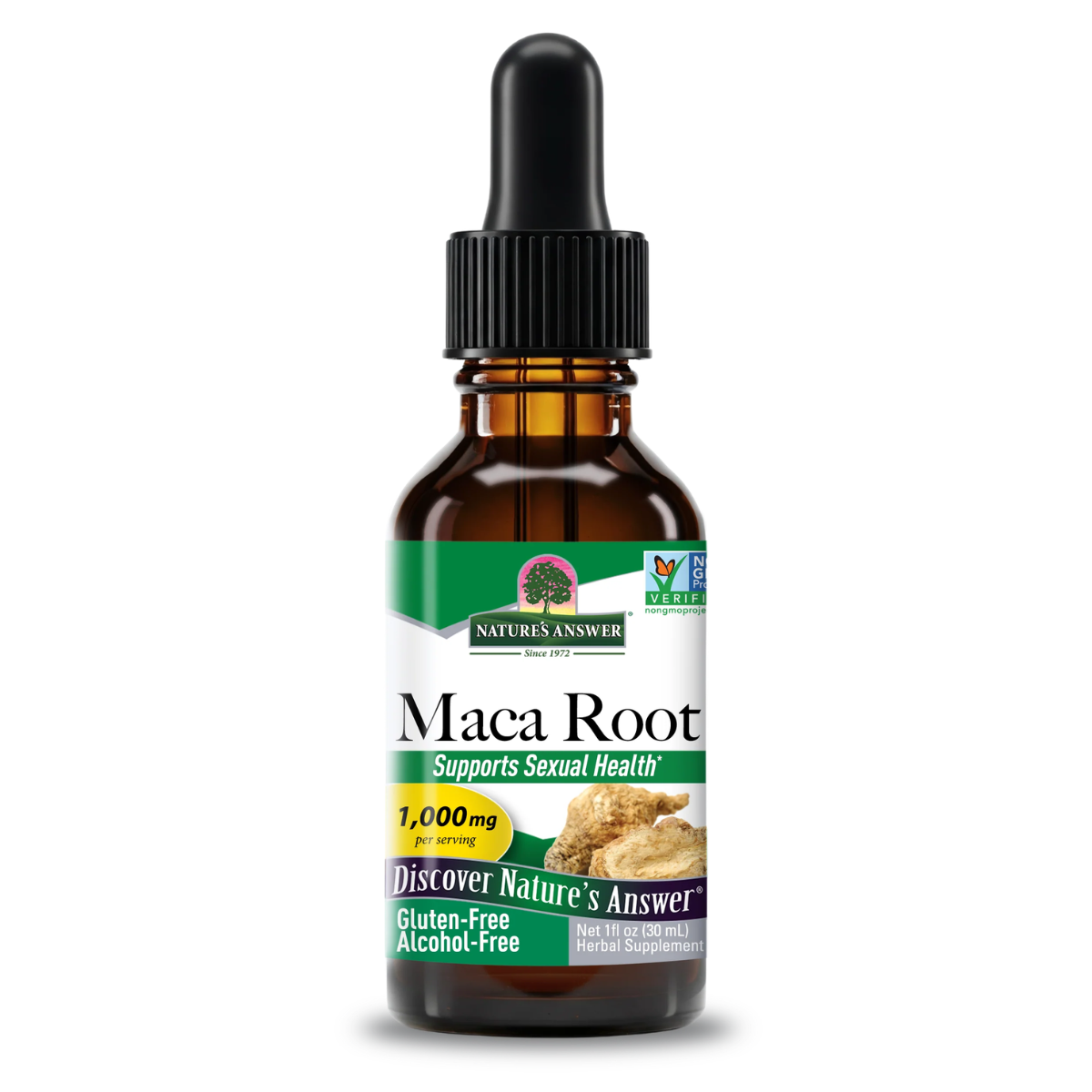 Extracto Líquido de Hoja de Maca, 1 Oz