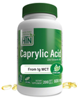 Ácido Caprílico, 600 Mg 200 Cápsulas