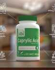 Ácido Caprílico, 600 Mg 200 Cápsulas