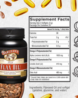 Flax Oil, 100 Cápsulas