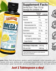 Omega-3 Fish Oil, Lemon Creme