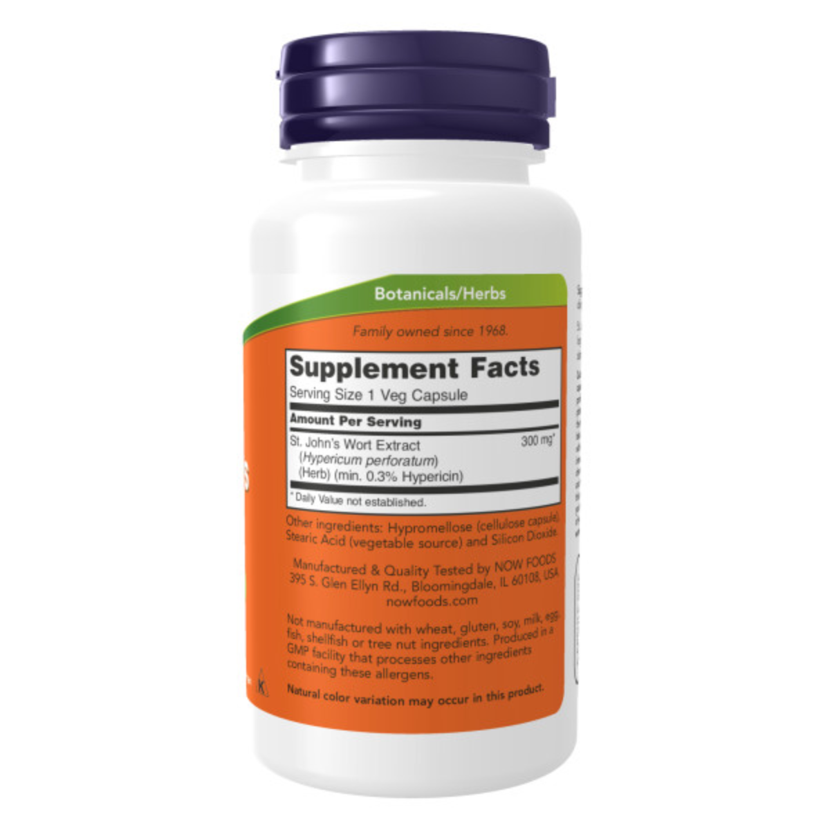 St.John's Wort, 300 Mg, 100 Cápsulas
