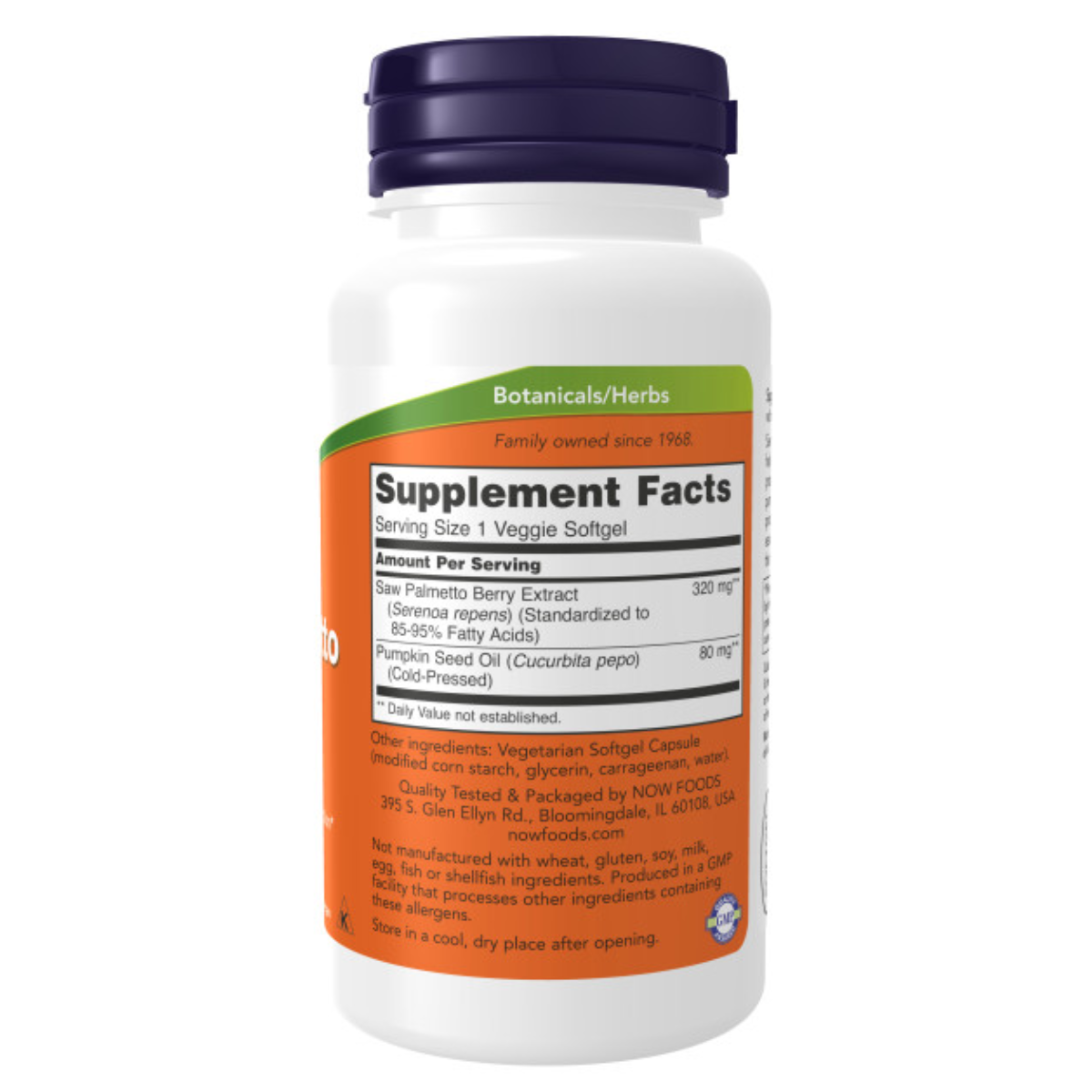 Saw Palmetto, 320 Mg, 90 Cápsulas