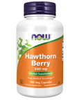 Hawthorn Berry, 540 Mg, 100 Cápsulas
