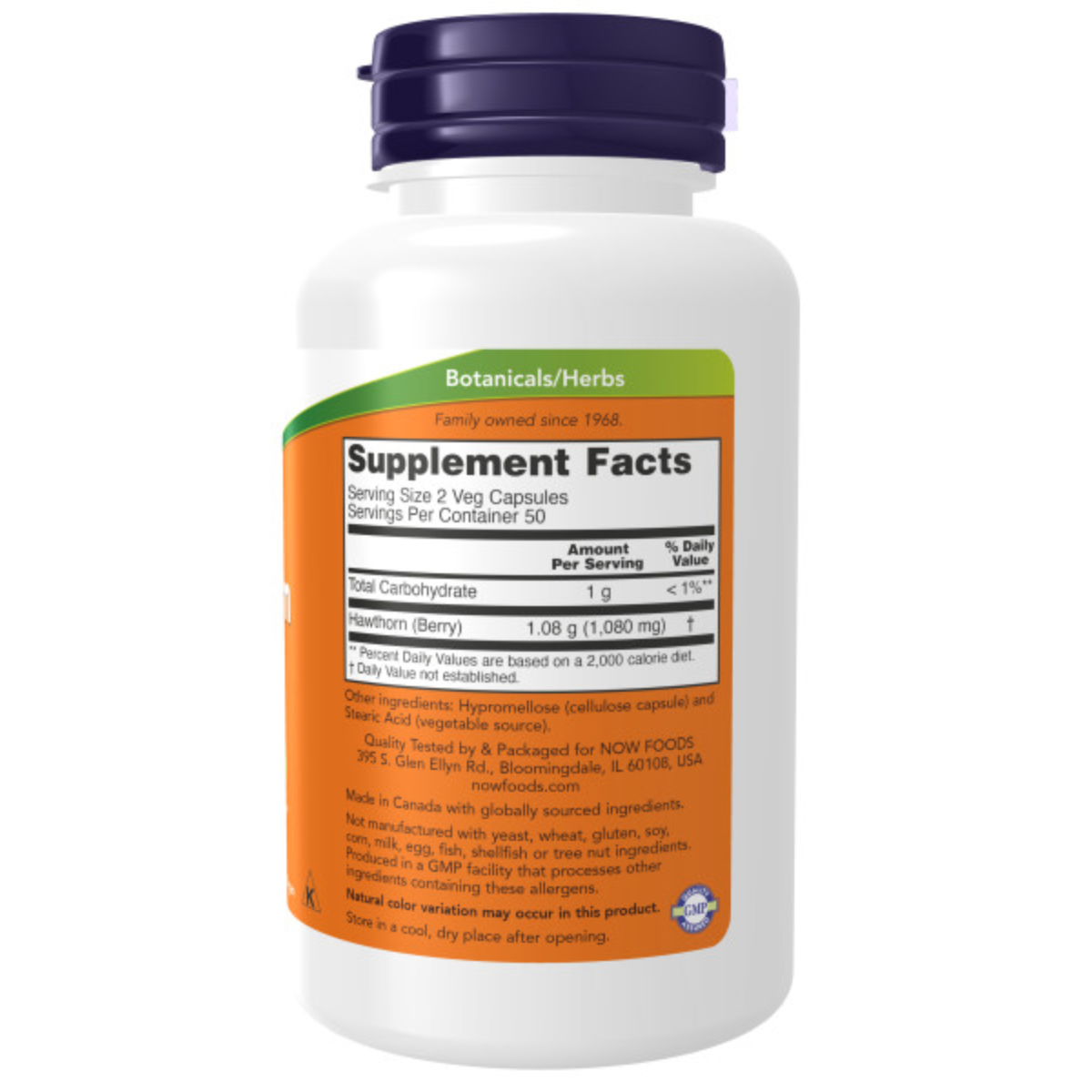 Hawthorn Berry, 540 Mg, 100 Cápsulas