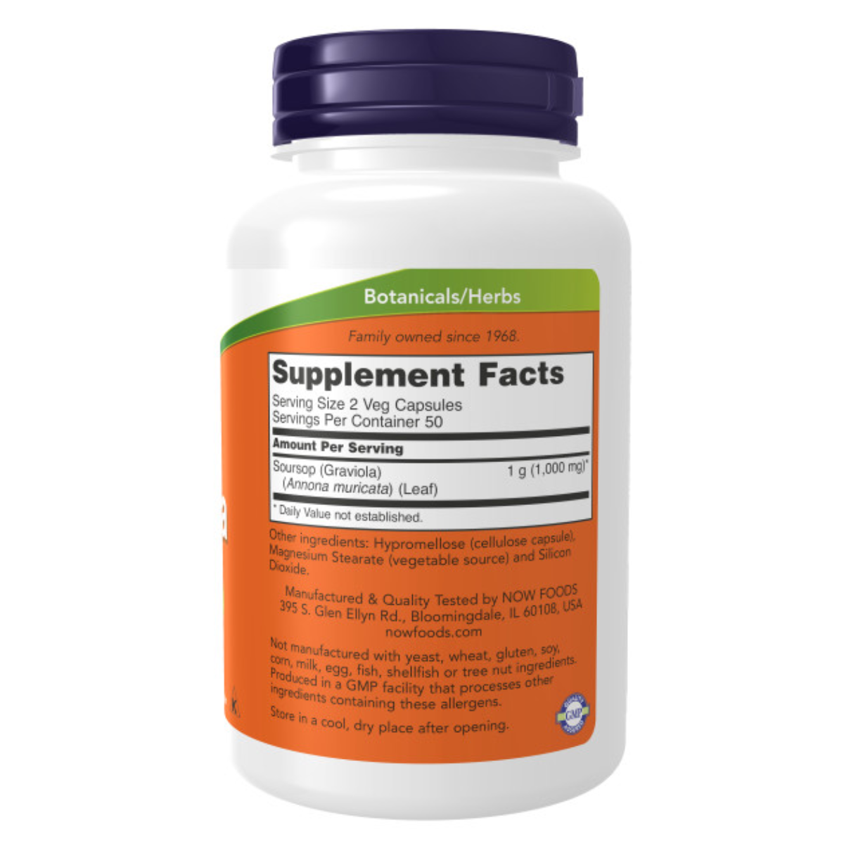 Goldenseal Root, 500 Mg, 50 Cápsulas