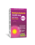 B12 Metilcobalamina 10,000 mcg Masticable (30 tabs), Natural Factors