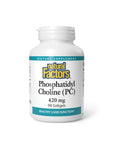 Fosfatidilcolina 420 mg (90 softgels), Natural Factors