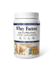 Whey Factors® Proteina de Buey Alimentado con Pasto Sabor Vainilla Francesa (2 lb), Natural Factors