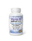 Vitamina D3 LipoMicel Matrix 50 mcg (2,000 IU) (90 softgels), Natural Factors
