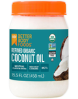 Organic Refined Coconut Oil, 15.5 Onzas