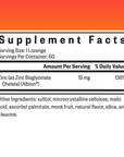 Zinc, 15 Mg 60 Cápsulas