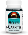Acetil L-Carnitina 500 mg, 30 tabletas