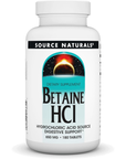 Clorhidrato de betaína 650 mg, 180 tabletas