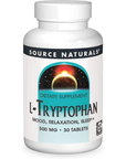 L-Triptófano 500 mg, 30 tabletas