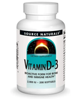 Vitamina D3 50 mcg (2000 IU), 200 cápsulas