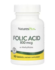 Ácido fólico como metilfolato 800 mcg, 90 tabletas