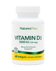 Vitamina D3 5000 IU, 60 cápsulas