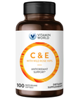 Vitamins C & E with Rose Hips, 100 Cápsulas