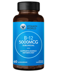 Vitamin B-12, 5000 Mcg, 60 Cápsulas