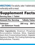Selenium, 200 Mcg, 250 Tabletas