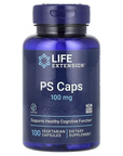 PS Caps 100 mg, Rendimiento Cognitivo (100 veg caps), Life Extension
